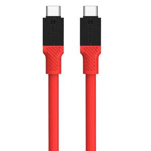 Tactical Fat Man kabel USB C/USB C 1m Červená obraz