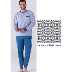 Pánské pyžamo KARELPIU KC6182 L Modrá obraz