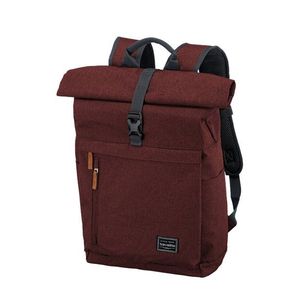Batoh Travelite Basics Roll-up Backpack Bordeaux obraz