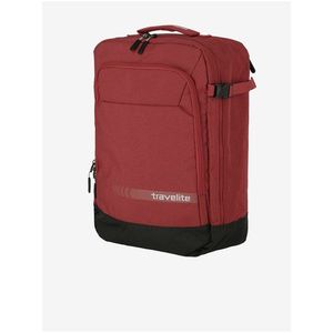 Červený unisex cestovní batoh Travelite Kick Off Multibag Backpack Red obraz