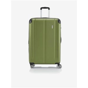 Zelený cestovní kufr Travelite City 4w L Green obraz