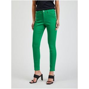 Zelené dámské skinny fit kalhoty ORSAY Paulina obraz