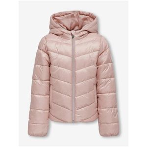 Světle růžová holčičí prošívaná bunda ONLY New Talia obraz