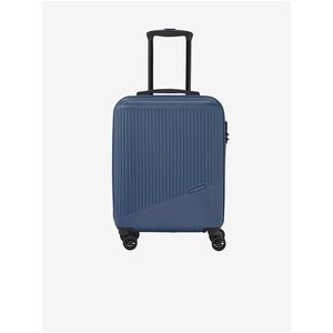 Modrý cestovní kufr obraz