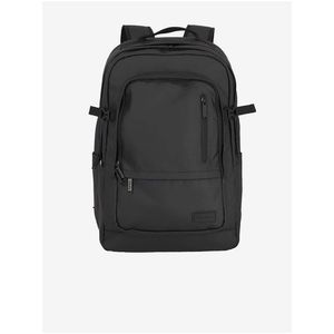 Černý unisex batoh Travelite Basics Backpack Water-repellent Black obraz