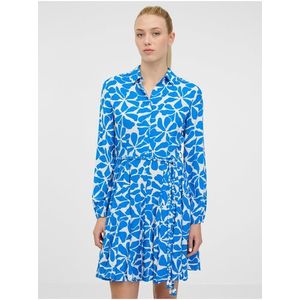 Modré dámské košilové šaty ORSAY obraz