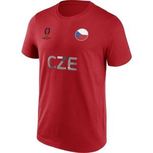 FANATICS UEFA EURO 2024 CZECHIA NATION FLAG Pánské triko, červená, velikost obraz