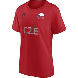 FANATICS UEFA EURO 2024 CZECHIA NATION FLAG Dámské triko, červená, velikost obraz