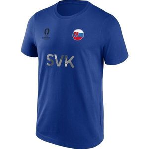 FANATICS UEFA EURO 2024 SLOVAKIA NATION FLAG Pánské triko, modrá, velikost obraz