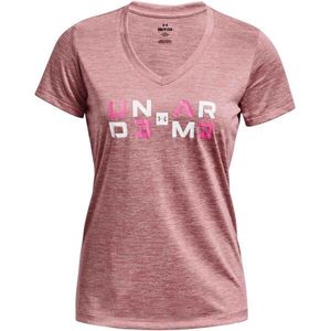 Under Armour TECH TWIST GRAPHIC Dámské tričko, růžová, velikost obraz