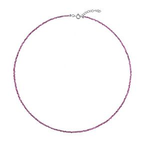 AGAIN Jewelry Korálkový náhrdelník z rubínu AJKNA004 obraz