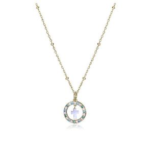 Viceroy Módní pozlacený náhrdelník se zirkony Sweet 15118C100-39 obraz