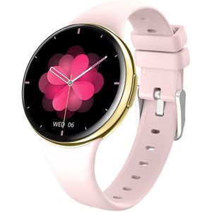 Wotchi AMOLED Smartwatch DM75 – Gold - Pink obraz