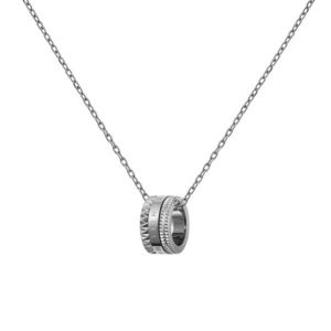 Daniel Wellington Stylový ocelový náhrdelník s kruhovým přívěskem Elevation DW00400195 obraz