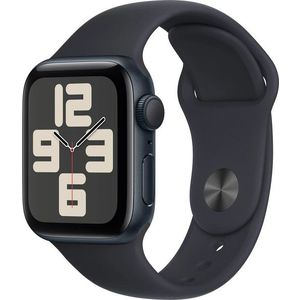 Apple Apple Watch SE (2023) GPS 40mm sportovní silikonový řemínek temně inkoustový S/M obraz