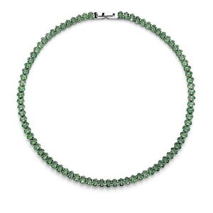 Oliver Weber Luxusní náhrdelník se zirkony Metsaema Tennis 12297 GRE obraz