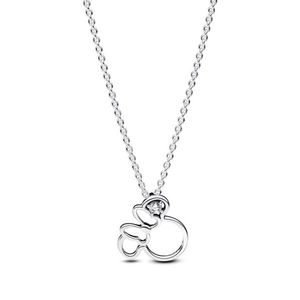 Pandora Stříbrný náhrdelník Silueta Minnie Disney 393187C01-45 obraz