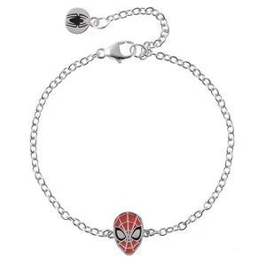 Disney Stříbrný řetízkový náramek Spider Man Marvel BS00066RL-55-CS obraz