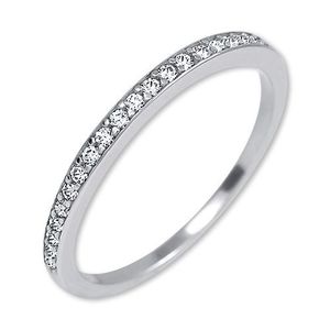 Brilio Silver Třpytivý stříbrný prsten s krystaly 745 426 001 00545 04 57 mm obraz