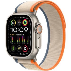 Apple Apple Watch Ultra 2 49mm titanová s oranžovobéžovým trailovým tahem M/L obraz