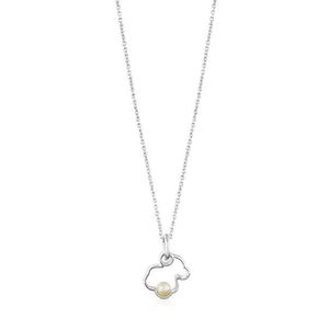 Tous Půvabný stříbrný náhrdelník s perlou New Silueta 1000090700 (řetízek, přívěsek) obraz