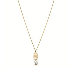 Liu Jo Pozlacený náhrdelník s logem a perlou Fashion LJ2208 obraz