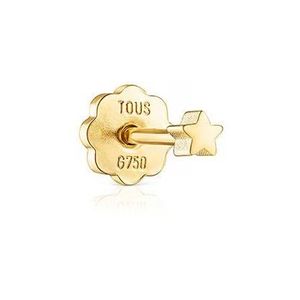 Tous Zlatá piercingová náušnice s hvězdičkou Basics 1003707000 obraz