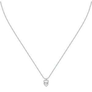 La Petite Story Stříbrný náhrdelník Dvojité srdce se zirkony Silver LPS10AWV01 obraz