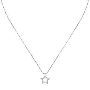 La Petite Story Slušivý stříbrný náhrdelník s hvězdičkou Silver LPS10AWV14 obraz