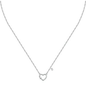 La Petite Story Něžný stříbrný náhrdelník srdce se zirkony Silver LPS10AWV12 obraz