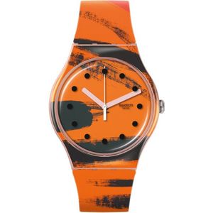 Swatch Barns-Grahams Orange and Red on Pink SUOZ362 obraz