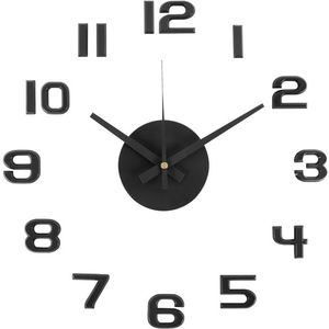 Karlsson Designové nástěnné hodiny s nalepovacími čísly KA6001BK obraz