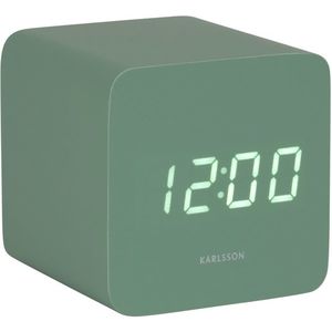Karlsson Designové LED hodiny s budíkem KA5982GR obraz