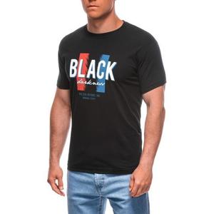 Pánské tričko s potiskem S1967 černé obraz