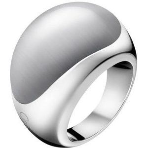 Calvin Klein Ocelový prsten s kamenem Ellipse KJ3QWR0201 57 mm obraz