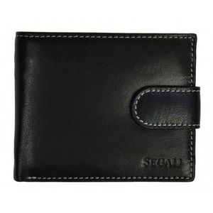 SEGALI Pánská kožená peněženka 2016 black obraz