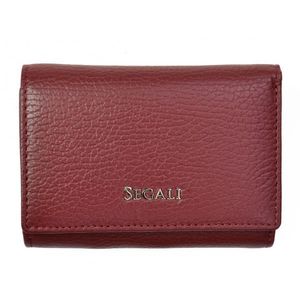SEGALI Dámská kožená peněženka 7106 B bordo obraz