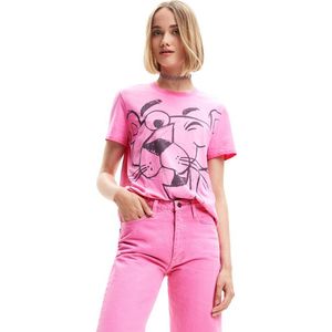 Desigual Dámské triko Ts Pink Panther Regular Fit 23SWTK813056 S obraz