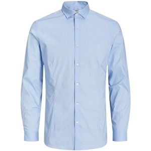 Jack&Jones Pánská košile JJPRPARMA Slim Fit 12097662 Cashmere Blue XXL obraz