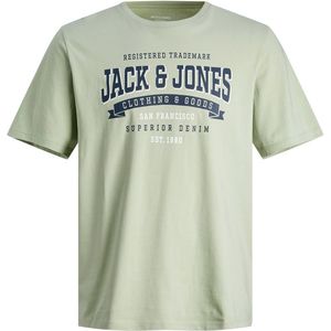 Jack&Jones Pánské triko JJELOGO Standard Fit 12246690 Desert Sage M obraz