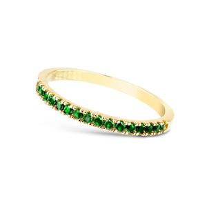 Cutie Diamonds Prsten ze žlutého zlata se smaragdy DZ6484-1670-SM-X-1 48 mm obraz