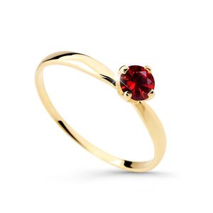 Cutie Diamonds Půvabný prsten ze žlutého zlata s rubínem DZ6726-2365-RU-X-1 48 mm obraz