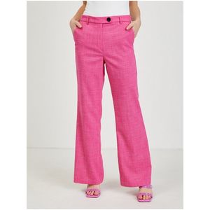 Tmavě růžové dámské kalhoty ORSAY obraz
