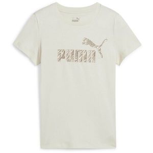 Puma ESSENTIALS + ANIMAL GRAPHIC TEE Dívčí tričko, béžová, velikost obraz