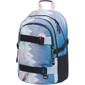 BAAGL SKATE MOON Školní batoh, světle modrá, velikost obraz