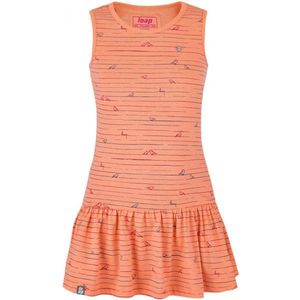 LOAP BARISA Dívčí šaty, oranžová, velikost obraz
