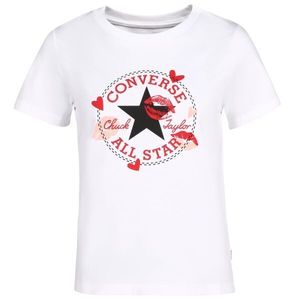 Converse VALENTINE’S DAY CLASSIC TEE Dámské tričko, bílá, velikost obraz