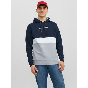 Jack & Jones Ereid Mikina Modrá obraz