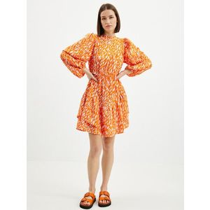 Vero Moda Daisy Šaty Oranžová obraz