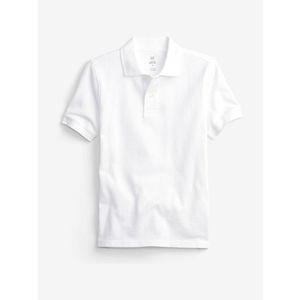 GAP Uni Polo triko dětské Bílá obraz